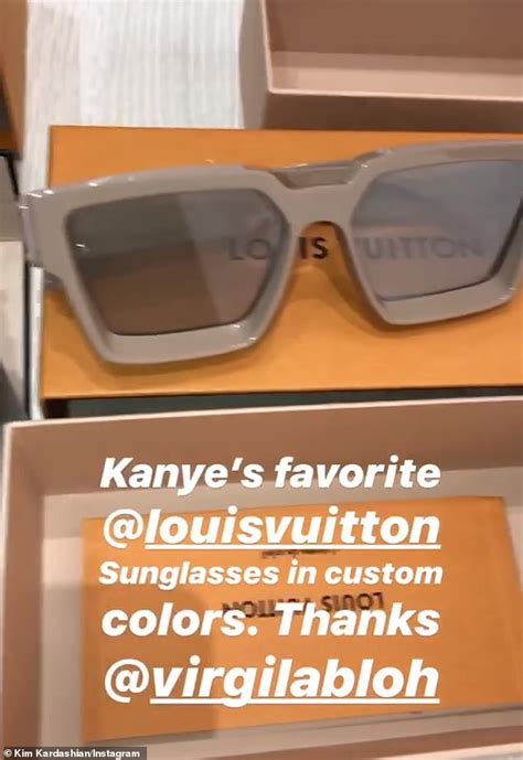 kanye louis vuitton glasses|louis vuitton yeezy.